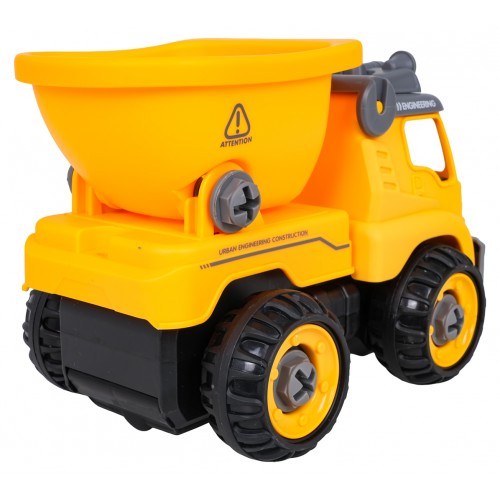 Demontovaný stavebný sklápač