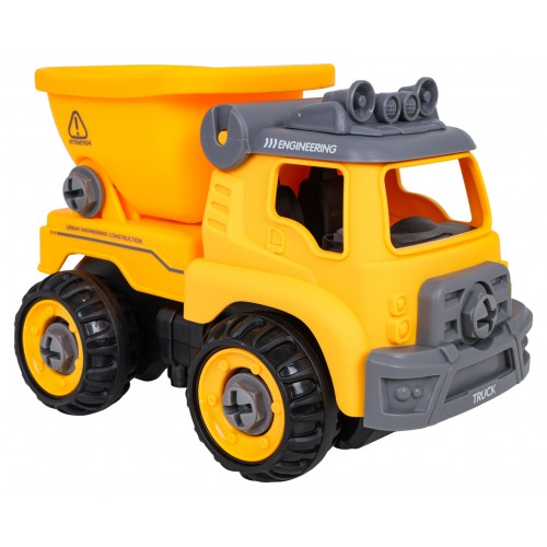 Demontovaný stavebný sklápač