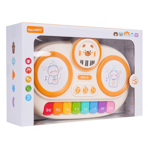 Klávesnica + dotykové bubny Teddy Bear