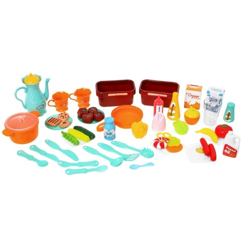 Kuchynský kútik 46 ks. Žltý Zástera Čiapka Kohútik s vodou