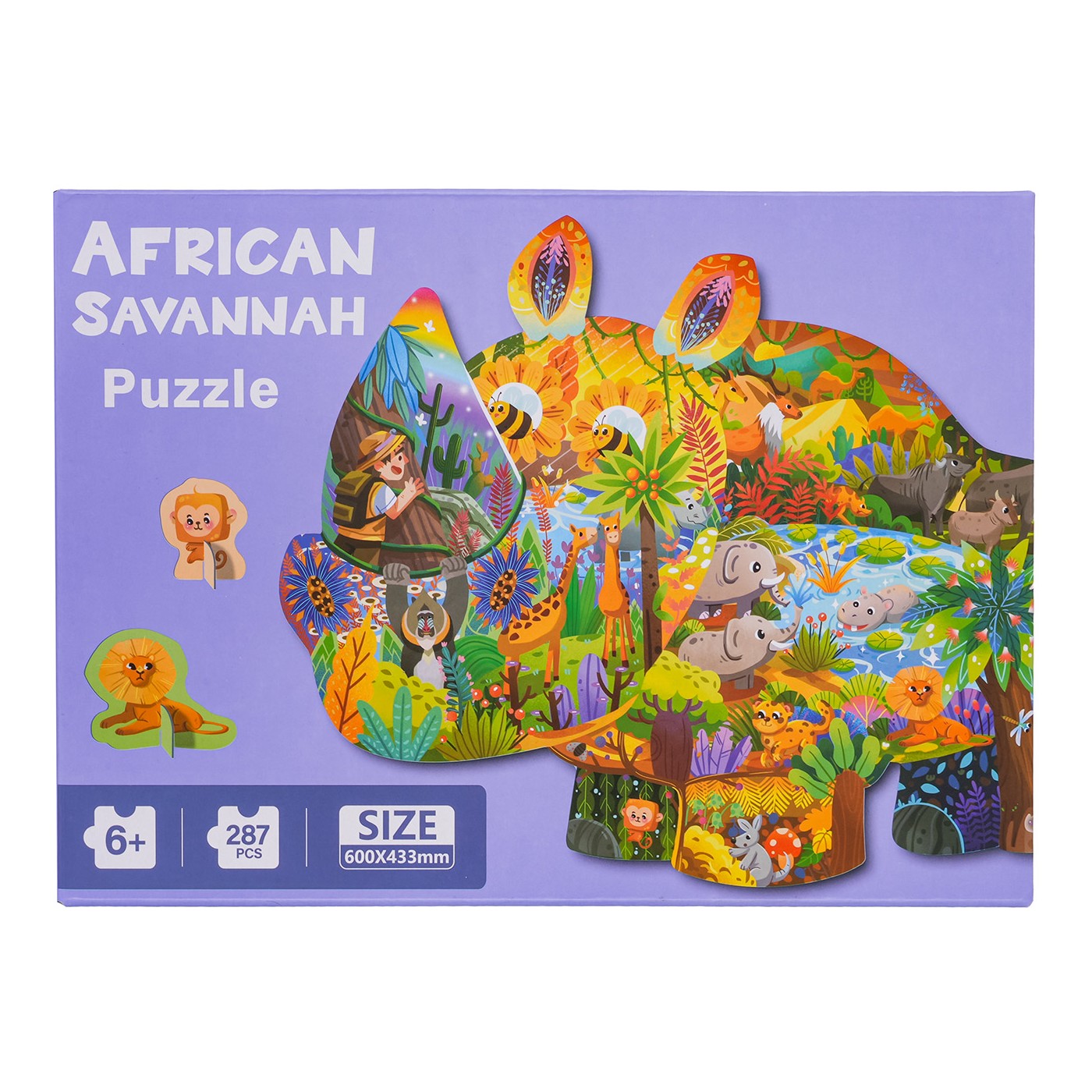 Sada puzzle 287ks. Safari