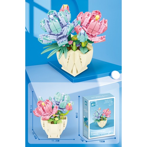 Sada kvetinových blokov 293 ks.