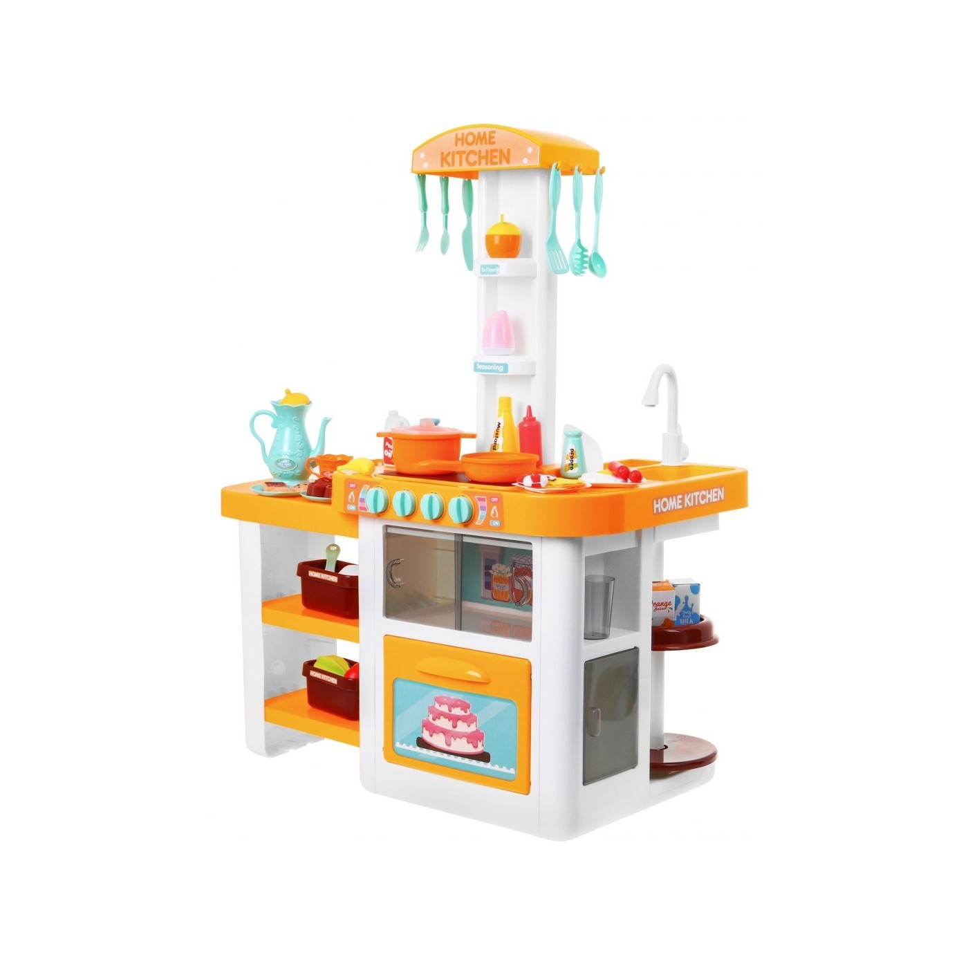 Kuchynský kútik 46 ks. Žltý Zástera Čiapka Kohútik s vodou