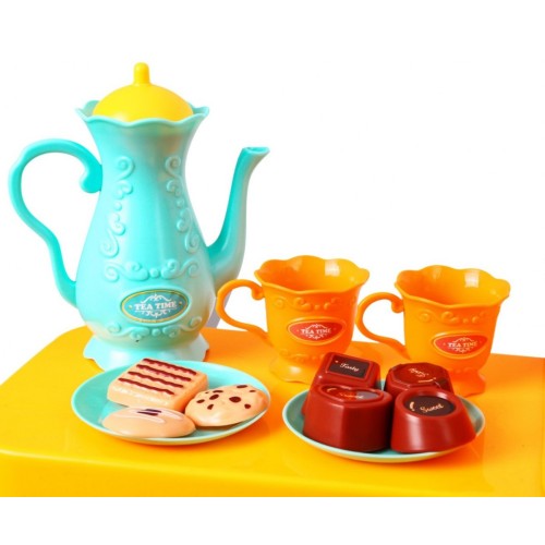 Kuchynský kútik 46 ks. Žltý Zástera Čiapka Kohútik s vodou