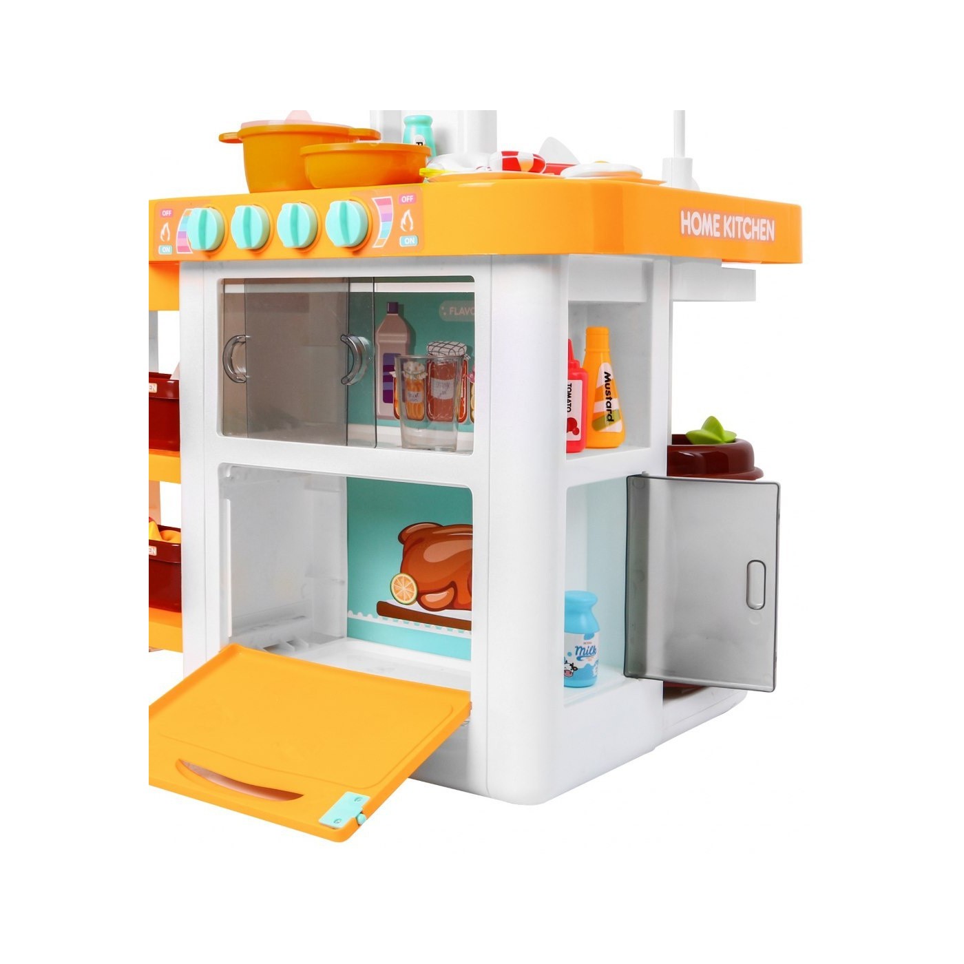 Kuchynský kútik 46 ks. Žltý Zástera Čiapka Kohútik s vodou