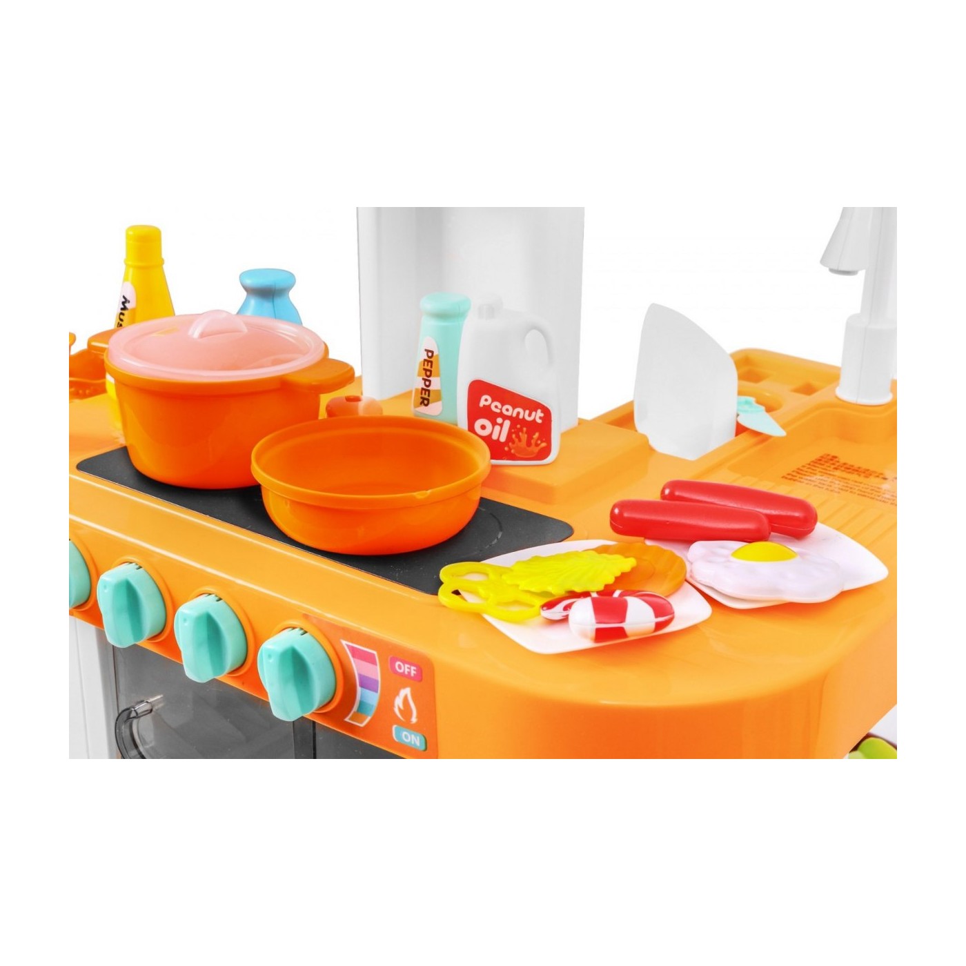 Kuchynský kútik 46 ks. Žltý Zástera Čiapka Kohútik s vodou