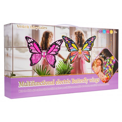 Set motýlích krídel + dúhové šaty