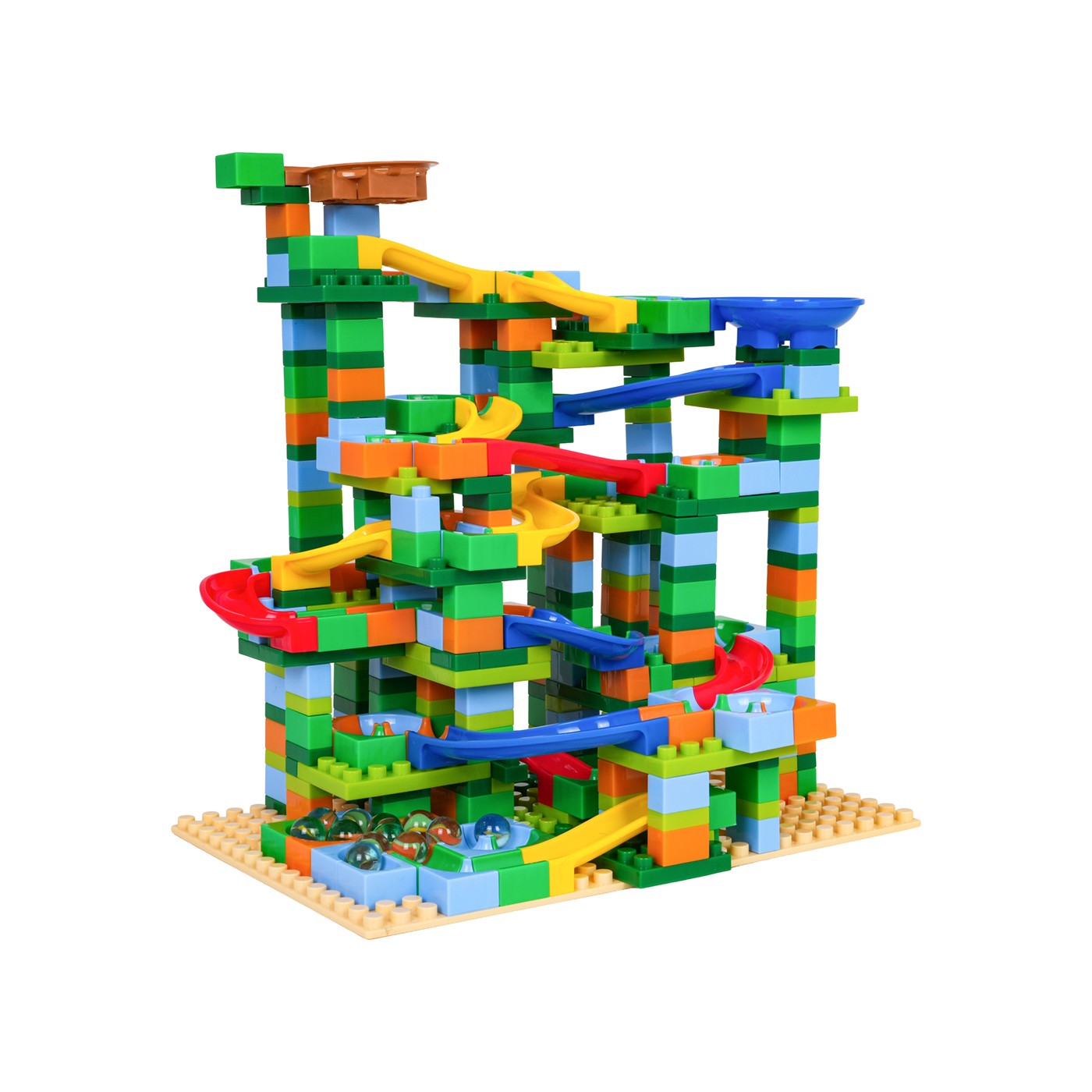 Sada blokov guľôčkových dráh 402 kusov.