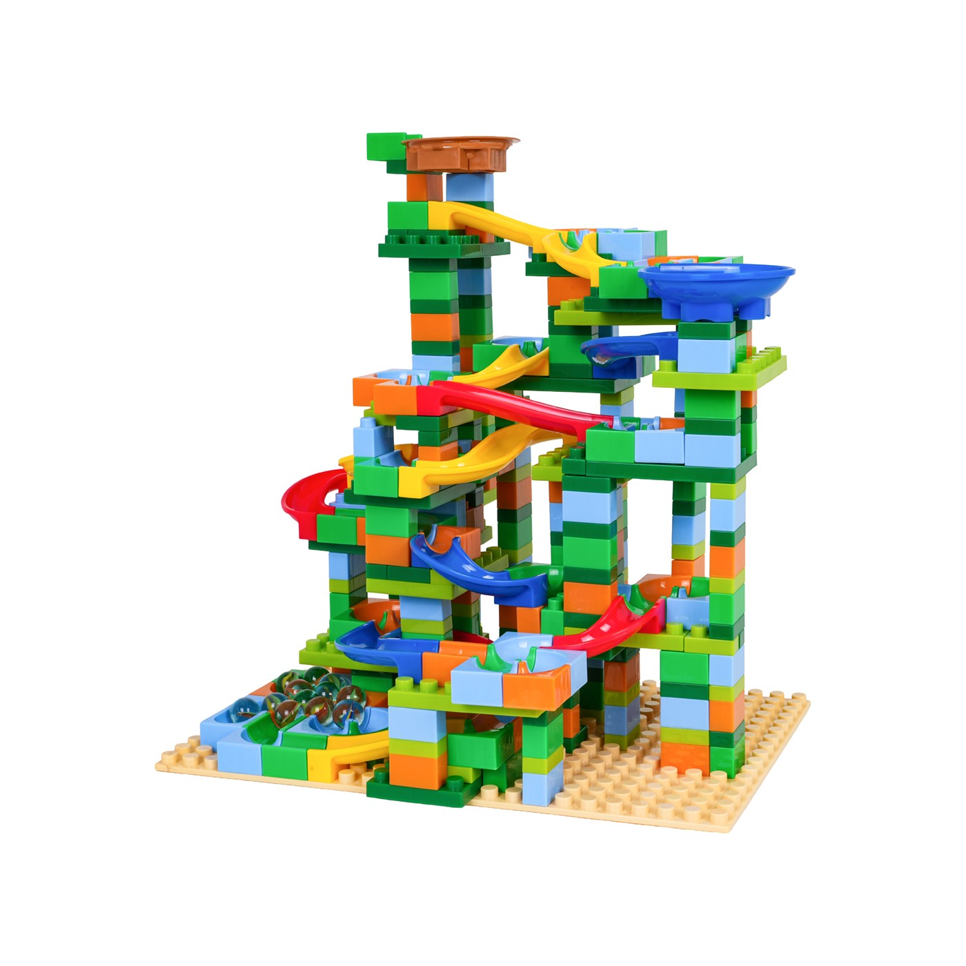 Sada blokov guľôčkových dráh 402 kusov.