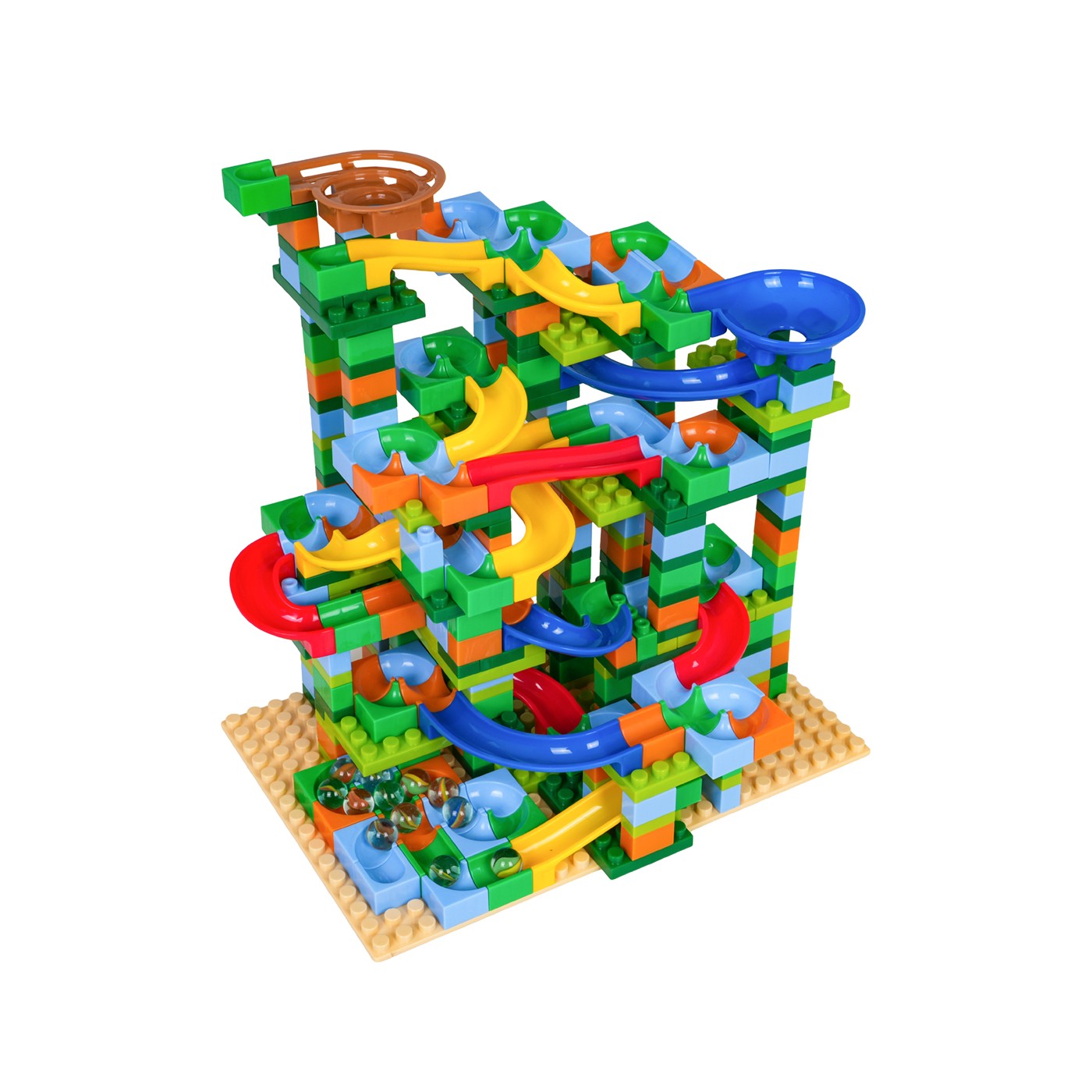 Sada blokov guľôčkových dráh 402 kusov.