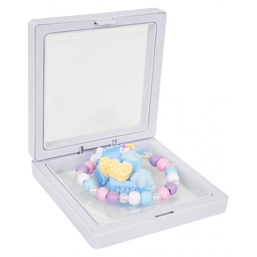 Sada šperkov s bielym kvetinovým jednorožcom