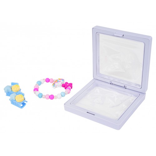 Sada šperkov s ružovým kvetinovým jednorožcom