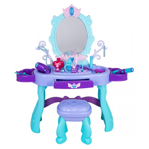 Fialový toaletný stolík Magic Princess