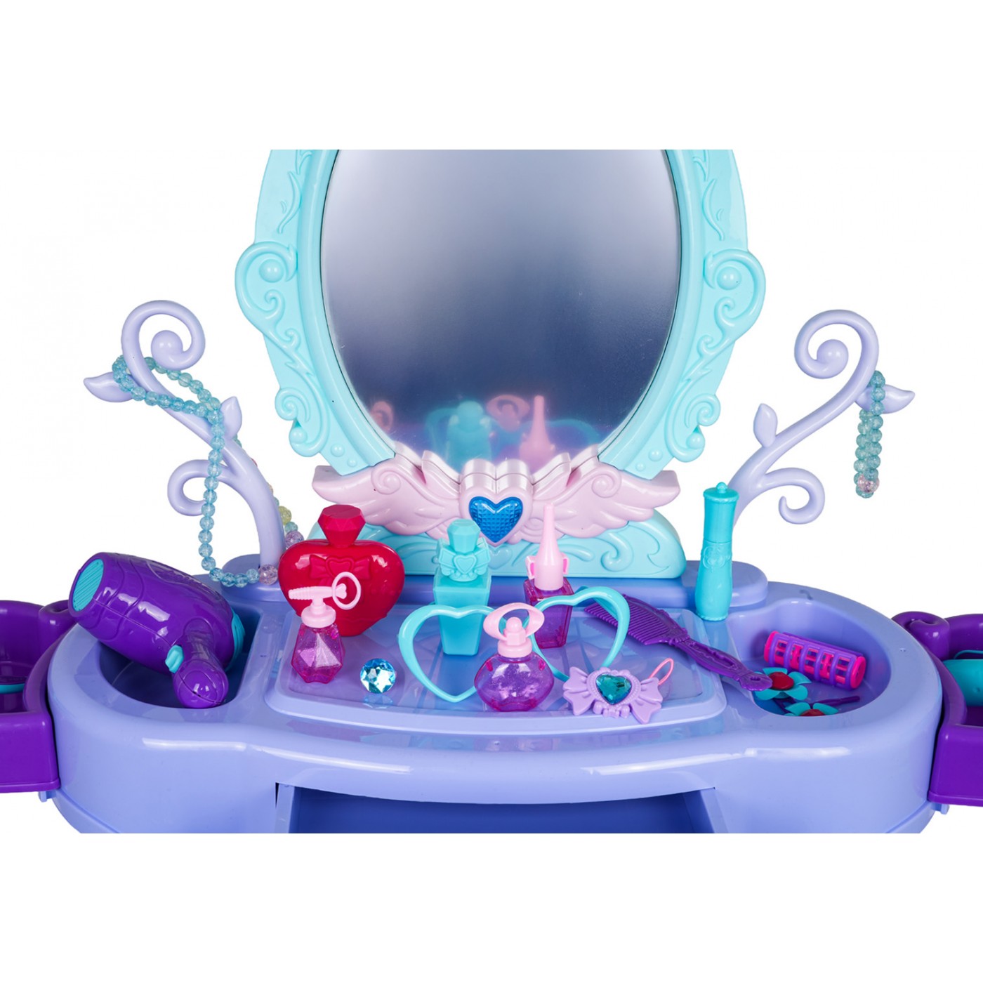 Fialový toaletný stolík Magic Princess