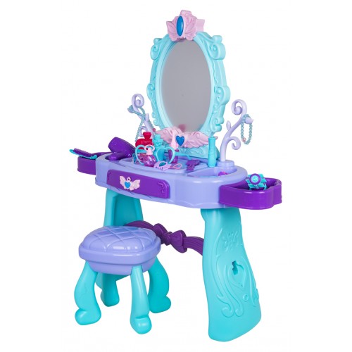 Fialový toaletný stolík Magic Princess