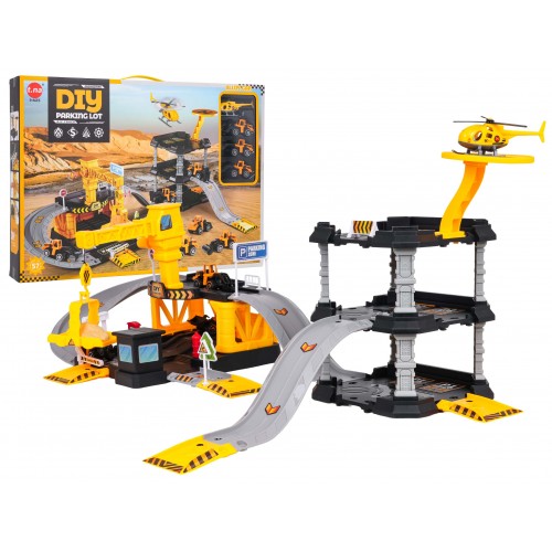 Súprava na parkovanie a stavenisko + autá