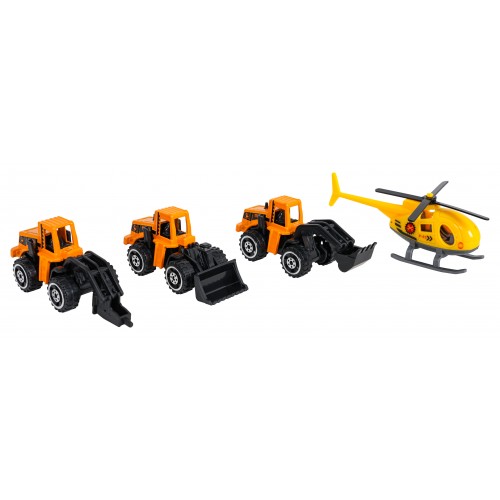 Súprava na parkovanie a stavenisko + autá