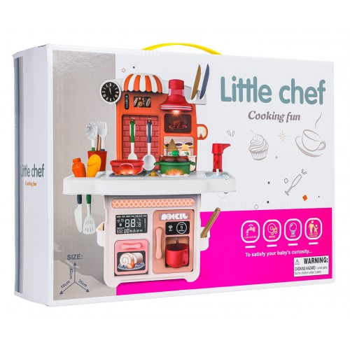 Kuchyňa s funkciou svetla a zvuku Ružová