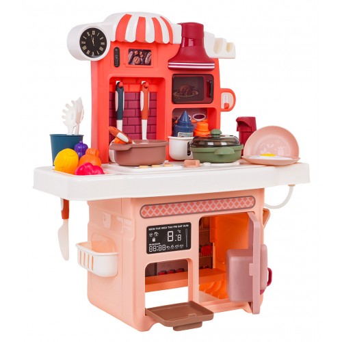 Kuchyňa s funkciou svetla a zvuku Ružová