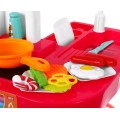 Kuchynský kútik 46 ks. Červený Kohútik s vodou Zástera Čiapka