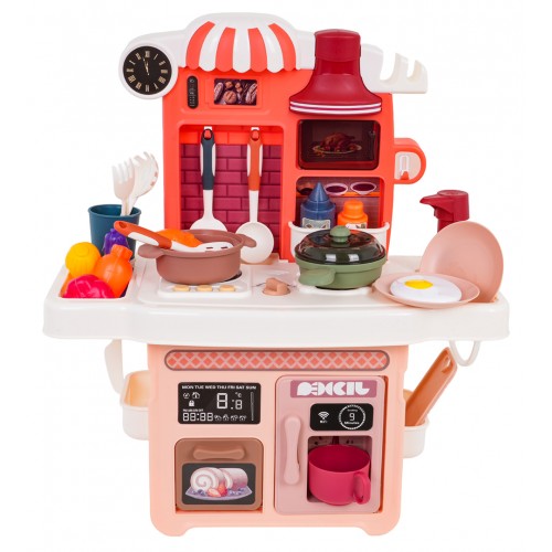 Kuchyňa s funkciou svetla a zvuku Ružová