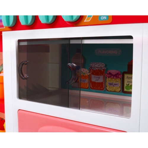 Kuchynský kútik 46 ks. Červený Kohútik s vodou Zástera Čiapka