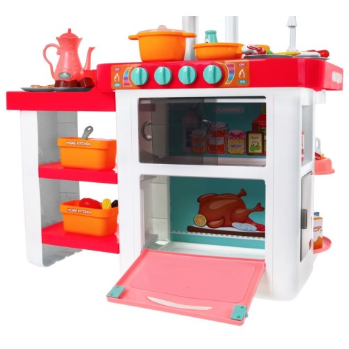 Kuchynský kútik 46 ks. Červený Kohútik s vodou Zástera Čiapka