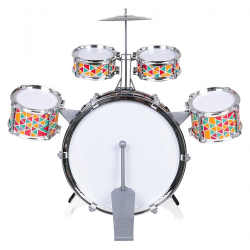 Farebná súprava bicích + stolička