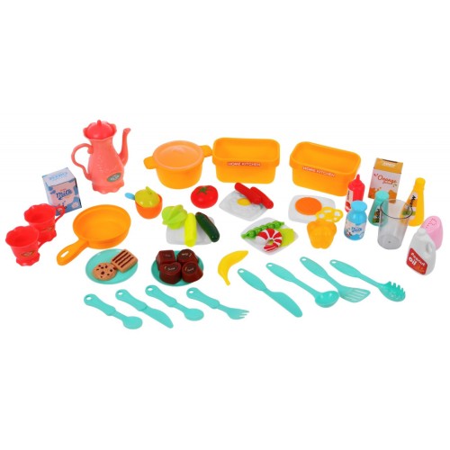 Kuchynský kútik 46 ks. Červený Kohútik s vodou Zástera Čiapka