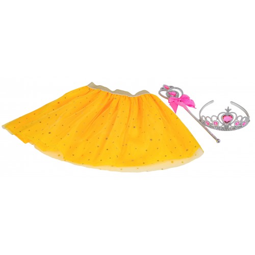 Set motýlích krídel + žlté šaty