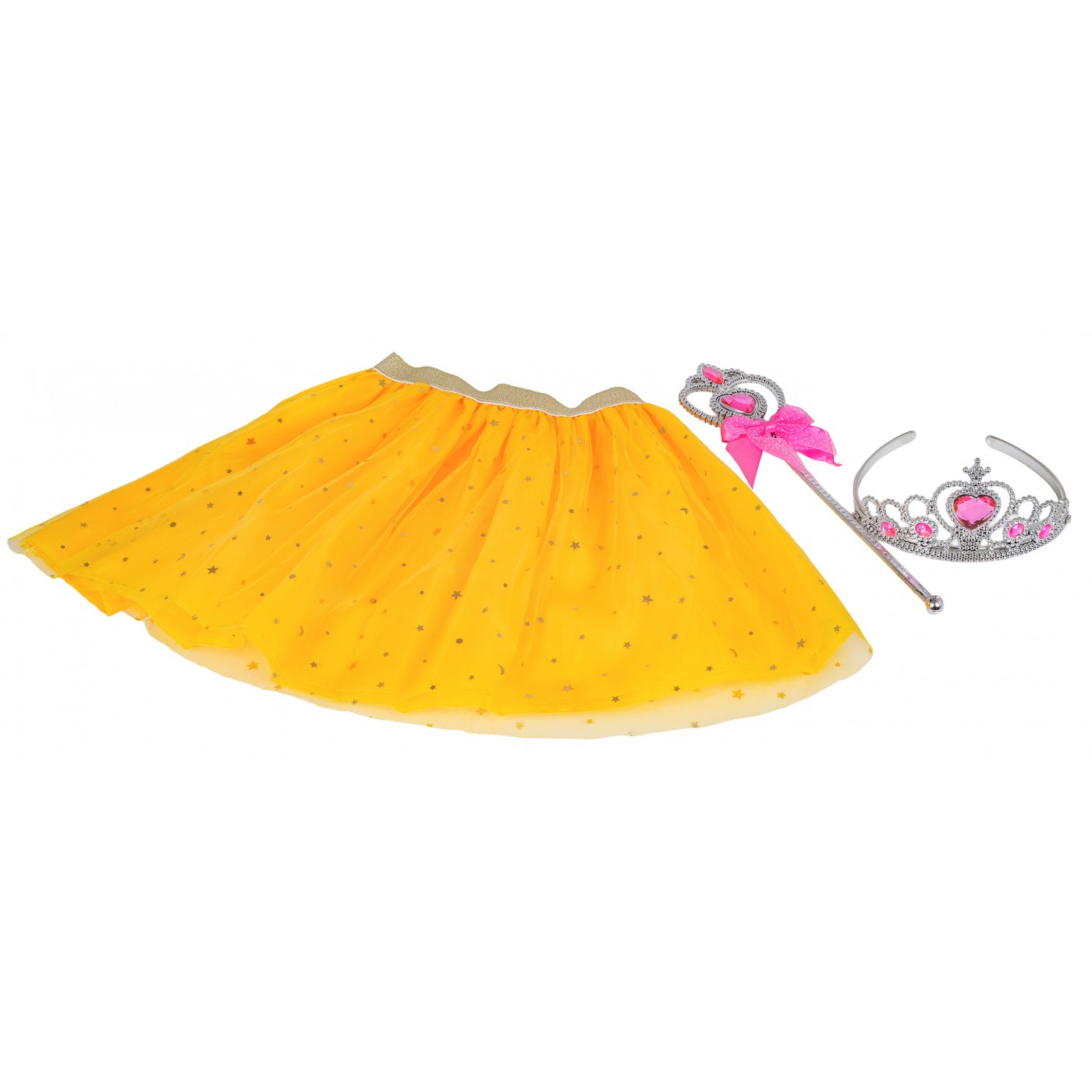 Set motýlích krídel + žlté šaty