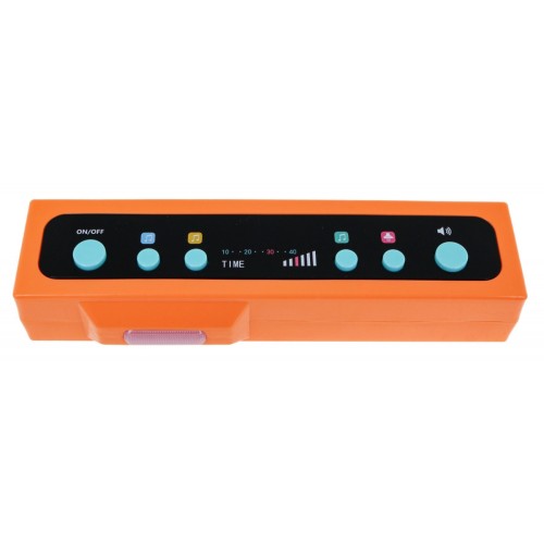 Štýlová modrá Kuchyňa pre deti 3+ Kohútik s vodou + Interaktívny horák s parou + Audio panel 65 ks.