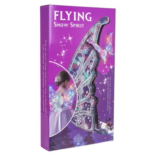 Osvetlené motýlie krídla s hudbou