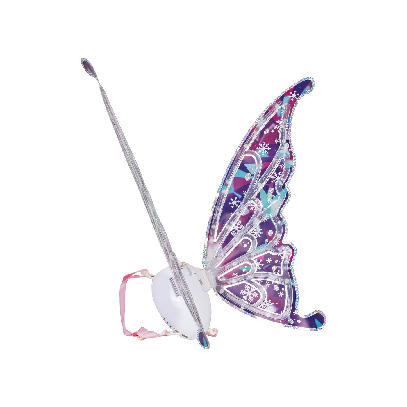 Osvetlené motýlie krídla s hudbou