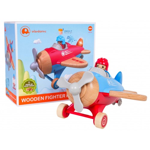 Drevená rovina modrá