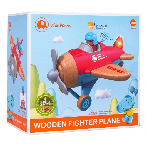 Drevená rovina modrá