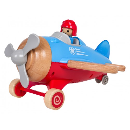 Drevená rovina modrá