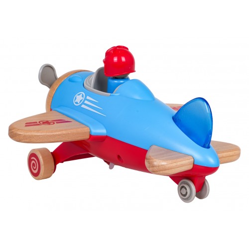 Drevená rovina modrá