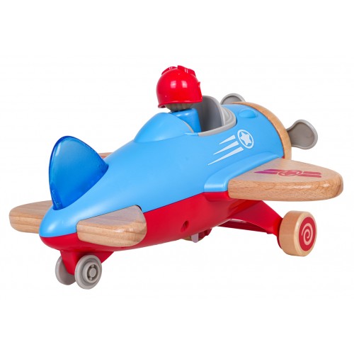 Drevená rovina modrá