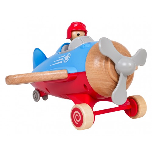 Drevená rovina modrá