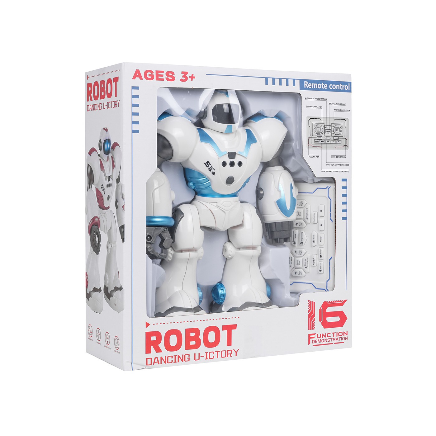 U-ICTORY Multifunkčný robot modrý