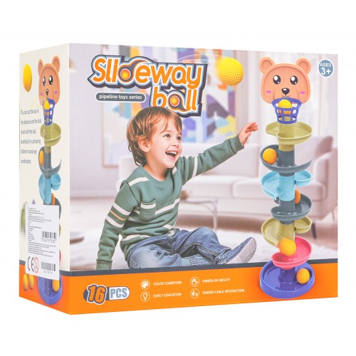 Guľôčková dráha pre medvedíka