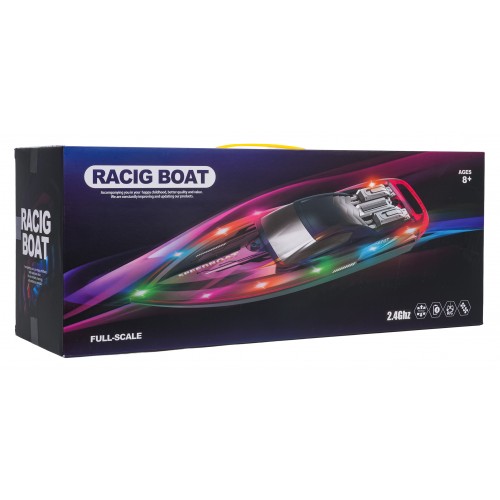 R/C pretekárska loď modrá