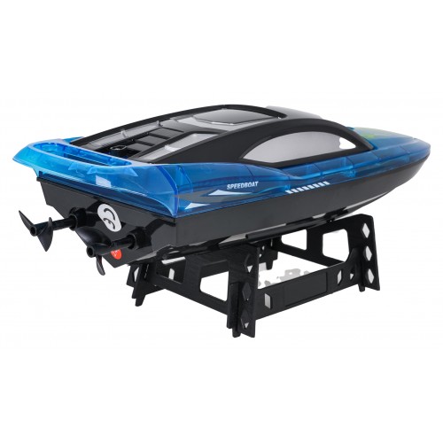 R/C pretekárska loď modrá