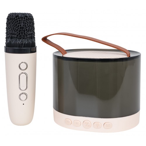 Sada karaoke mikrofónu + osvetlených reproduktorov