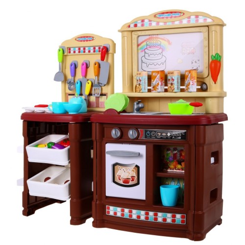 Kuchyňa Dvojsegmentová s tabuľou na kreslenie Hnedá