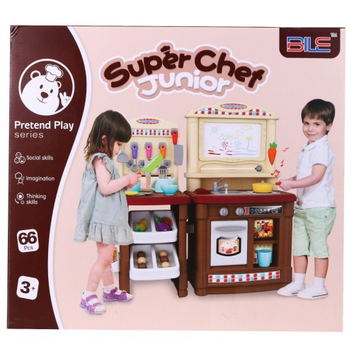 Kuchyňa Dvojsegmentová s tabuľou na kreslenie Hnedá