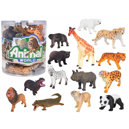 Sada zvieratiek 18 ks. Safari