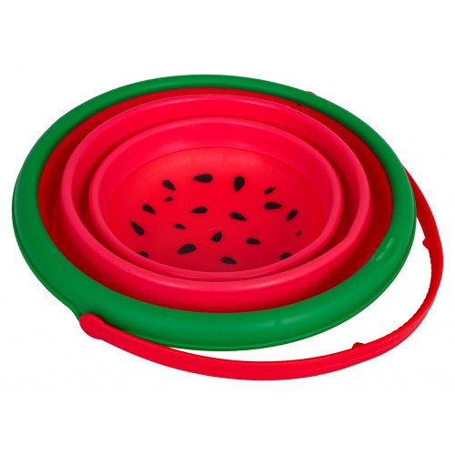 MEGA Súprava pieskového príslušenstva + skladacie vedro