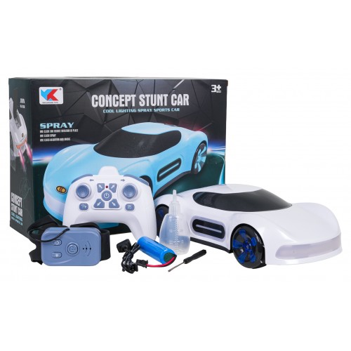 Vozidlo s funkciou dymu ovládanou diaľkovým ovládačom a bielymi hodinkami